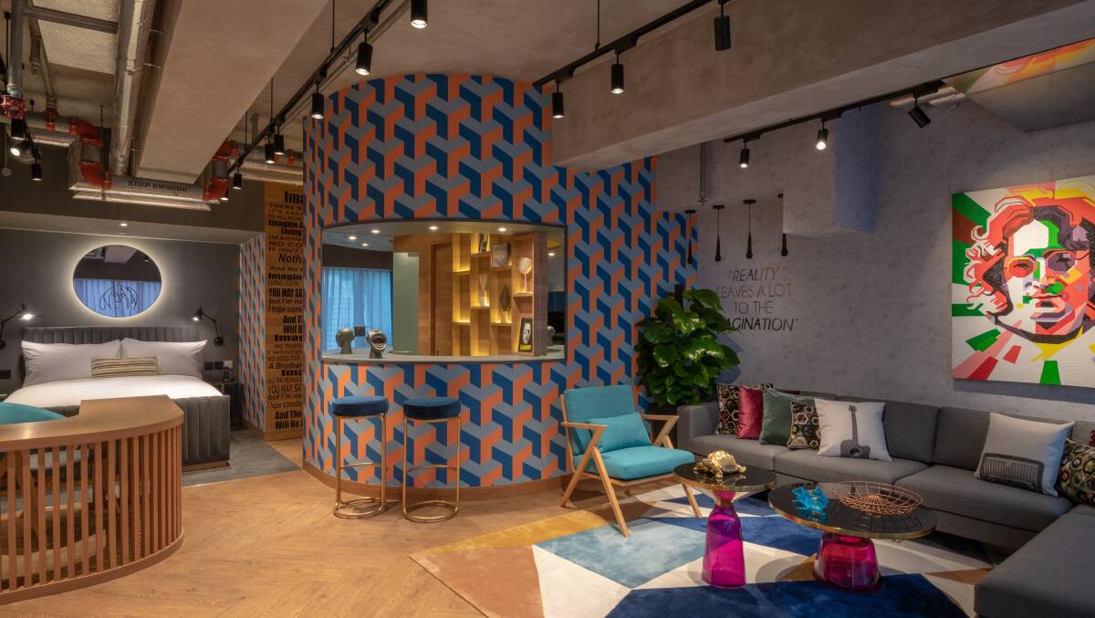 Lennon suite at the Ovolo Southside.