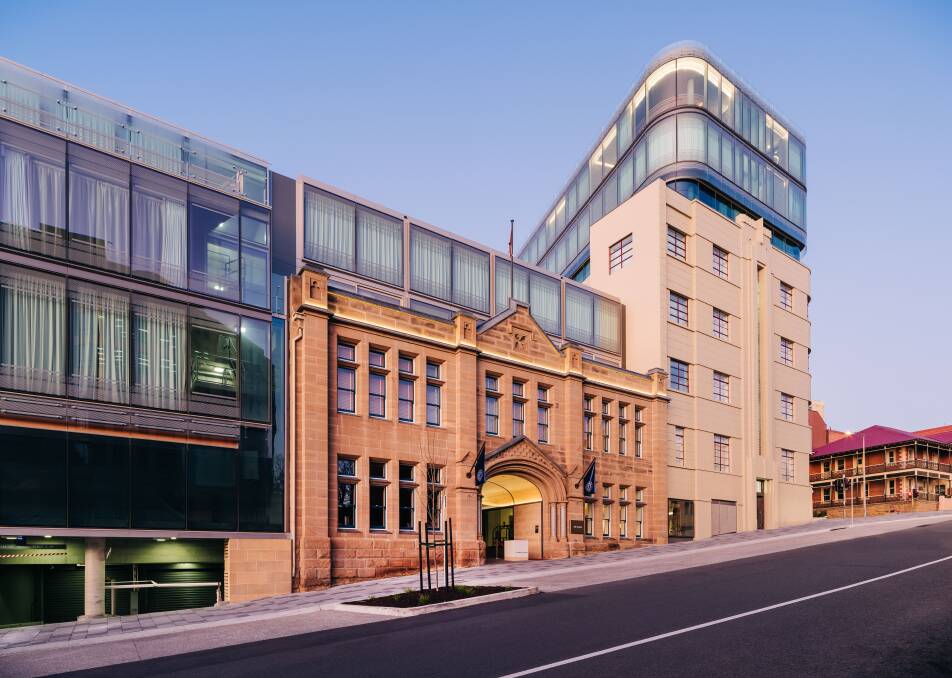 The Tasman incorporates three buildings.