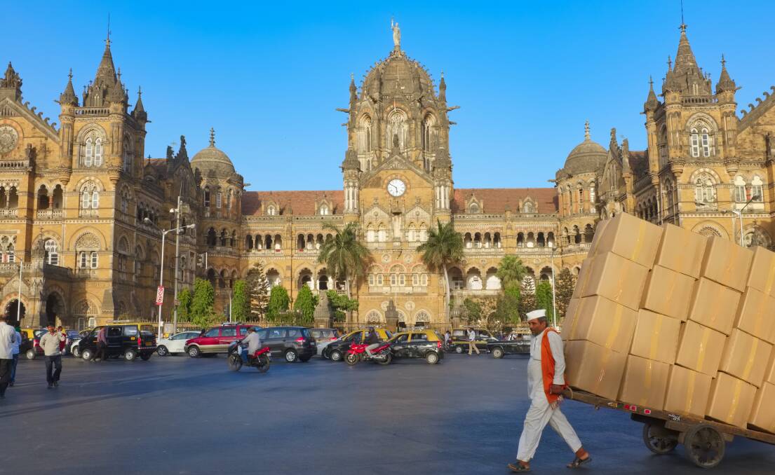 Chhatrapati Shivaji Maharaj Terminus in Mumbai. Picture by AAP Images