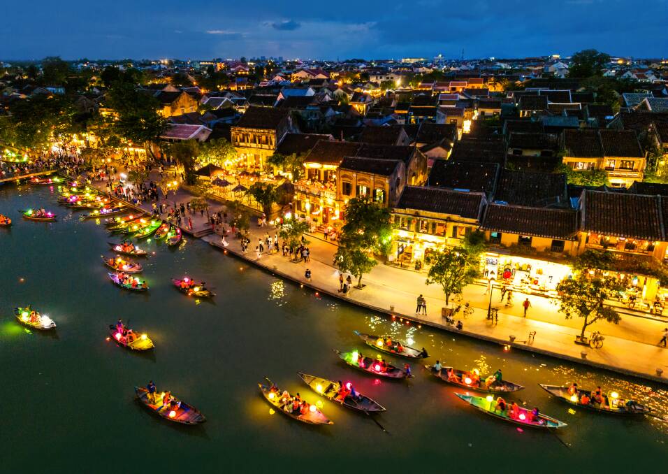 Hoi An by night. Picture: Getty Images Hoi An by night. Picture: Getty Images