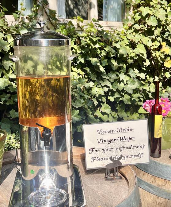 Vinegar refreshments. Picture by Kristie Kellahan