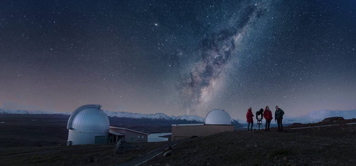 Mt John Observatory above Lake Tekapo. Picture: Julian Apse 