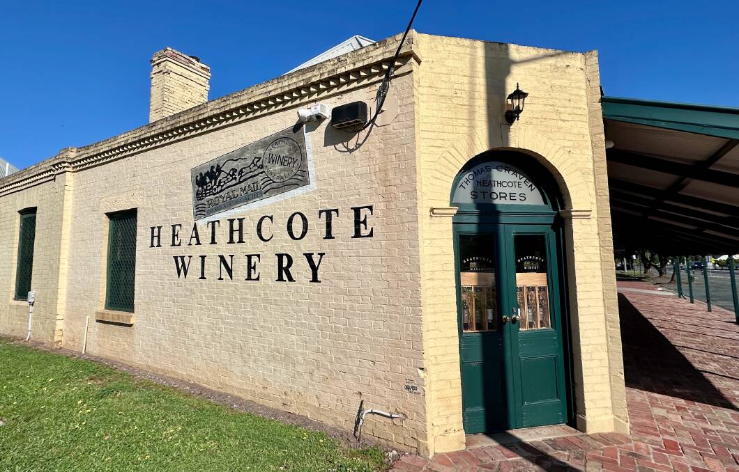 Heathcote Winery on the country street reputed to be the country's longest. Picture by Daniel Scott
