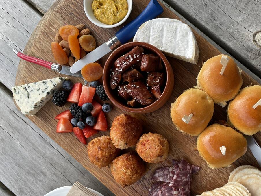Grazing platter at Mount Langi Ghiran winery.Picture: Brittney Lebinson Grazing platter at Mount Langi Ghiran winery.Picture: Brittney Lebinson