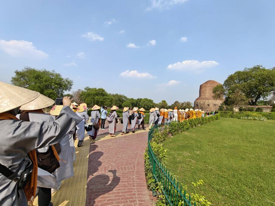 The sacred site of Sarnath, India. Picture by Getty Images The sacred site of Sarnath, India. Picture by Getty Images