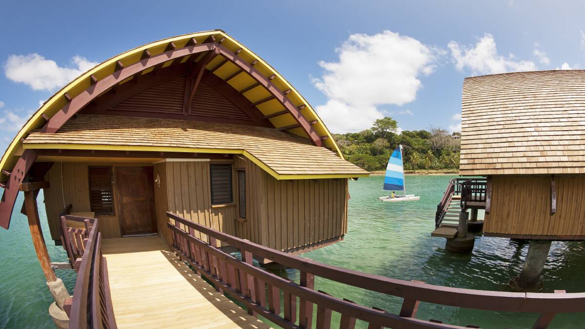 Overwater villas, anyone?