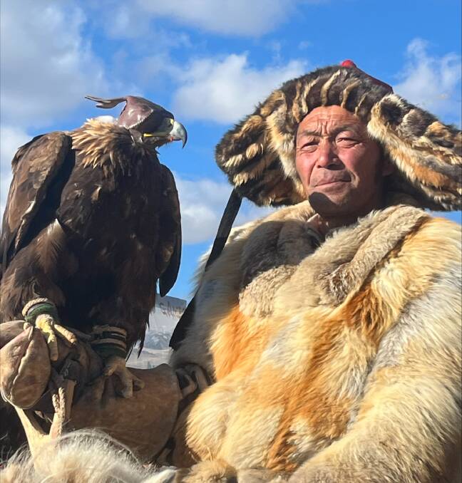 A Kazakh eagle hunter. Picture: Gillian Woodley A Kazakh eagle hunter. Picture: Gillian Woodley
