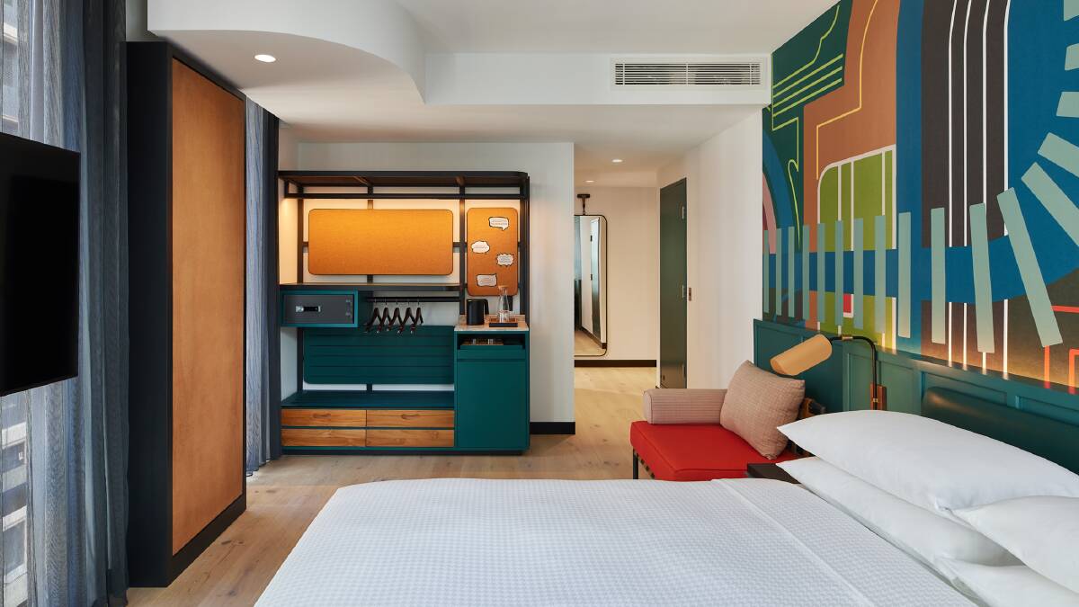 One of the guestrooms. One of the guestrooms.