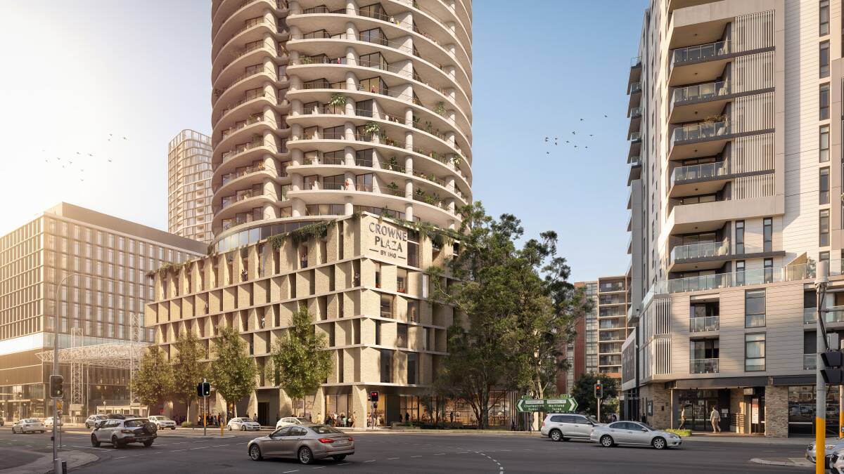 Crowne Plaza Newcastle will sit within Urban Property Group's mixed-use project next to the Newcastle Interchange in Wickham. Picture supplied