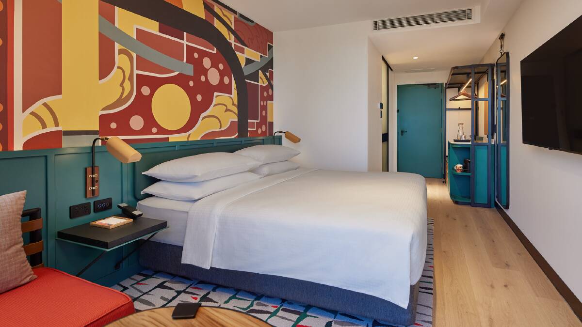 One of the guestrooms. One of the guestrooms.