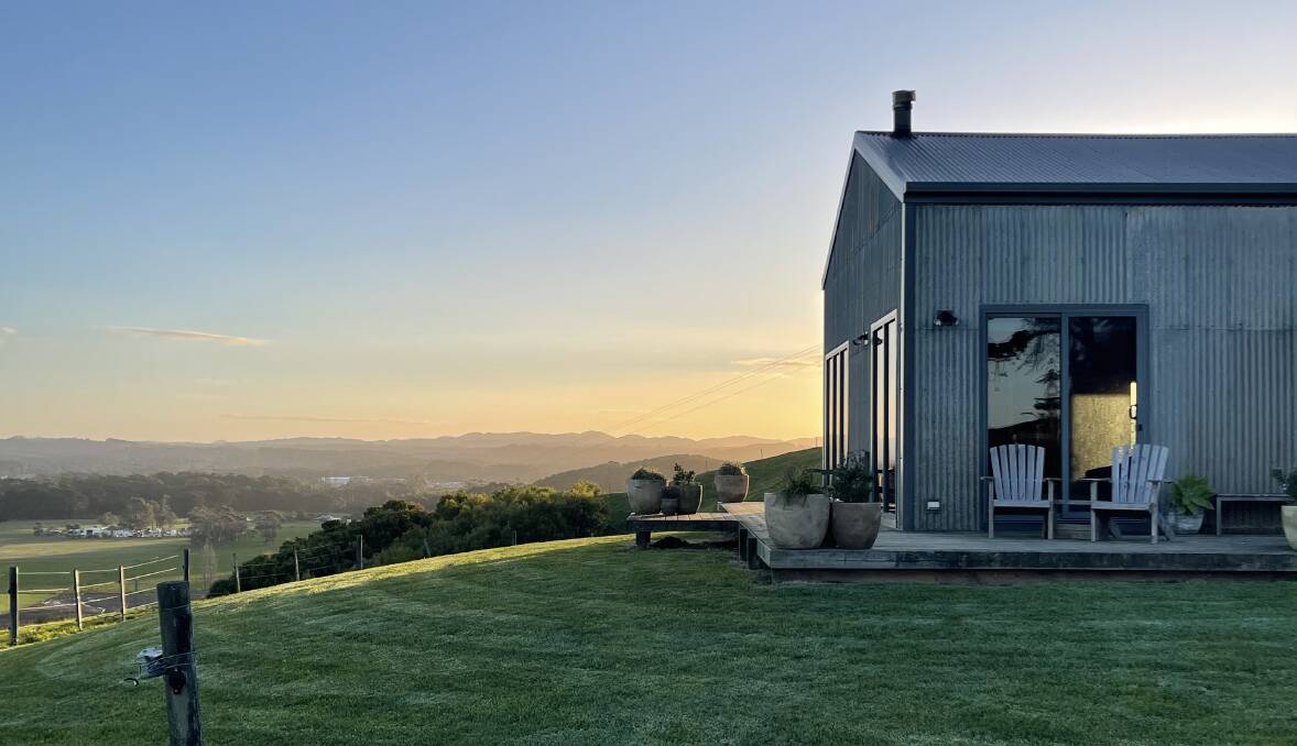 Aquila Barn, a century-old hay barn transformed into a secluded sanctuary.