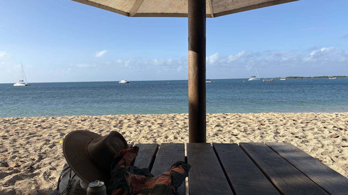 Pass a sunny afternoon by the beach on Coral Cay Island. Picture by Bageshri Savyasachi