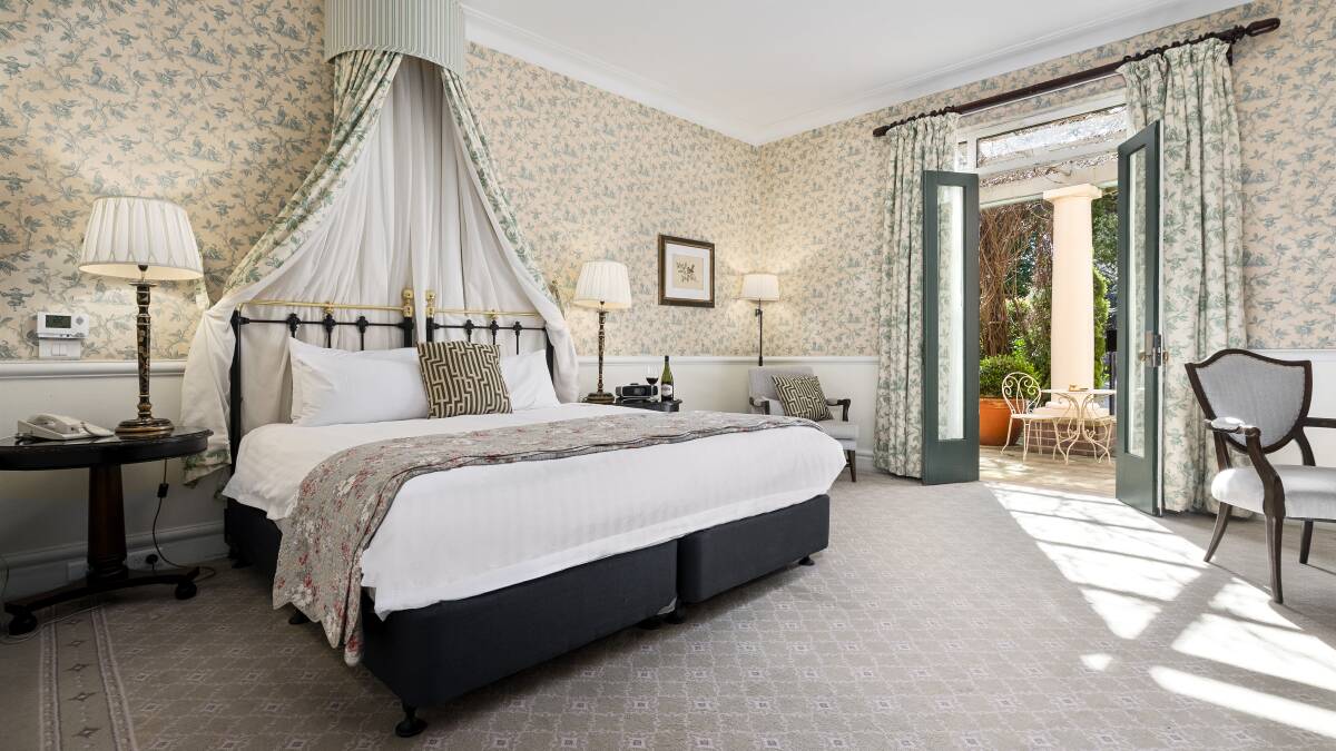 A guestroom at Lilianfels. A guestroom at Lilianfels.