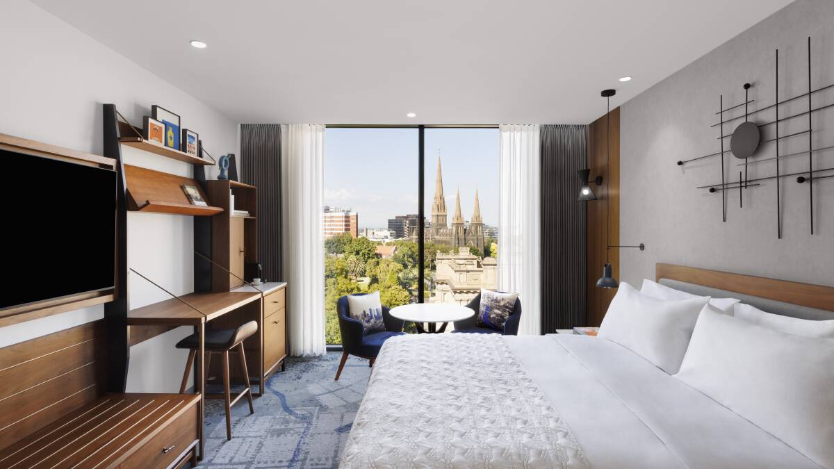 Clockwise from far left: The Interlude; Le Meridien; the Lyall; the Ritz-Carlton; Adina Apartment Hotel on Flinders.