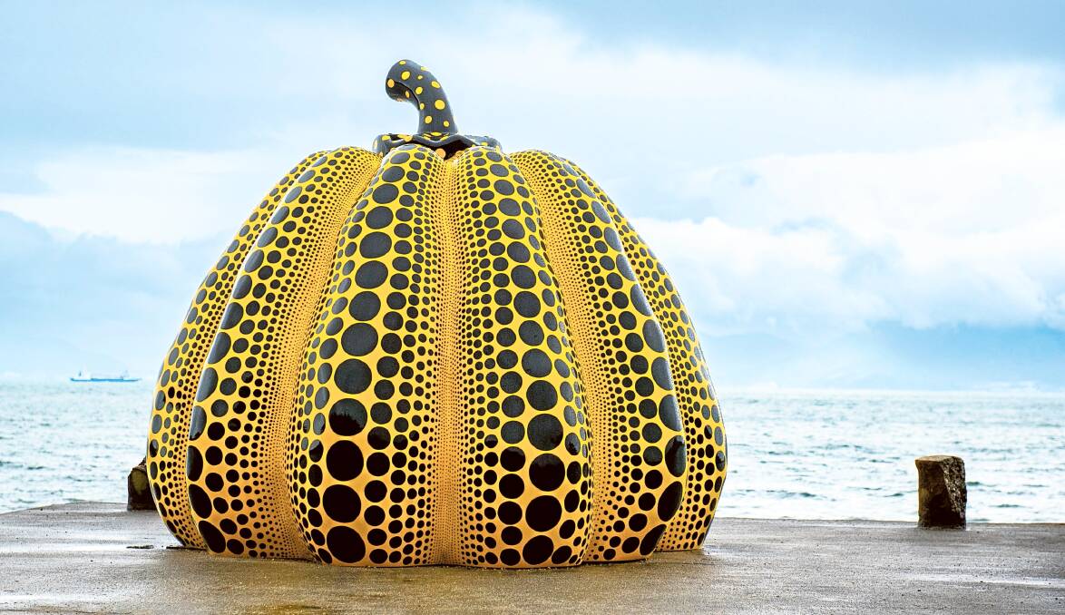 Yayoi Kusama's yellow pumpkin sculpture. Picture: Shutterstock