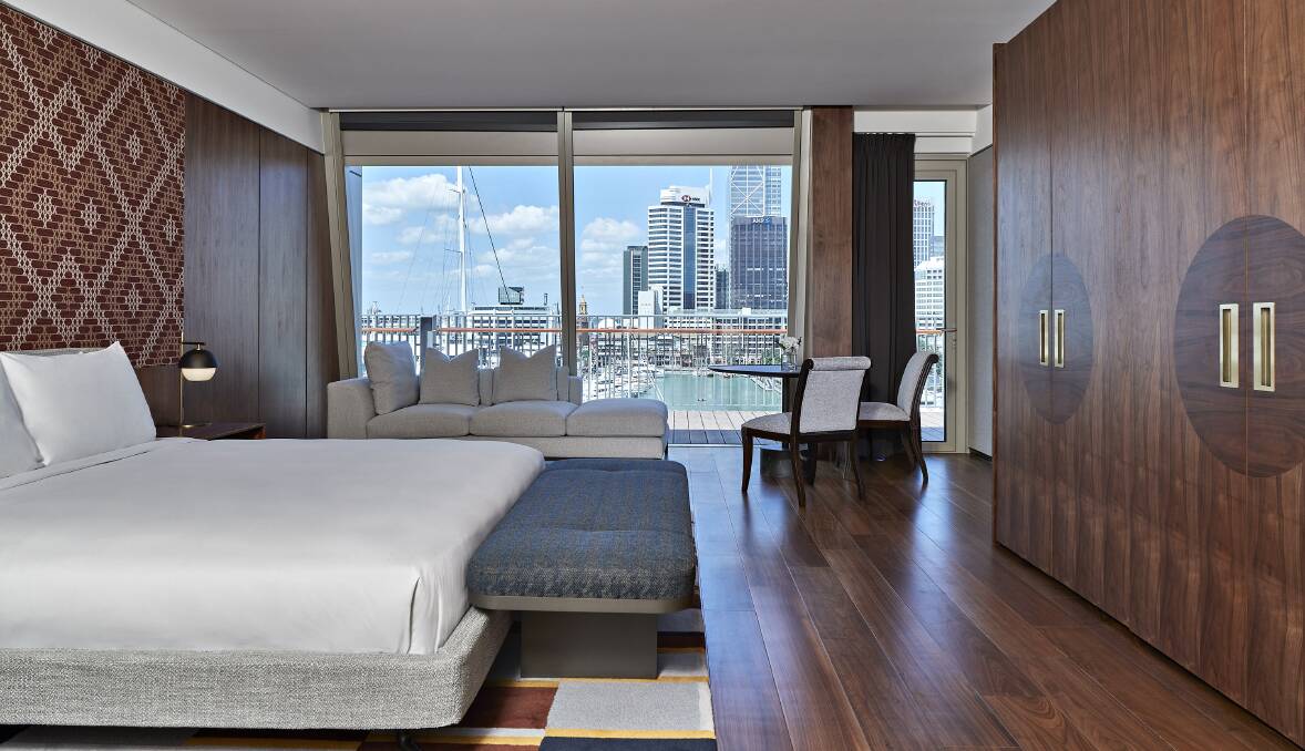 A guestroom at the Park Hyatt.