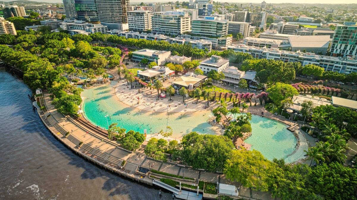 Brisbane's dynamic South Bank. Picture by Tourism and Events Queensland