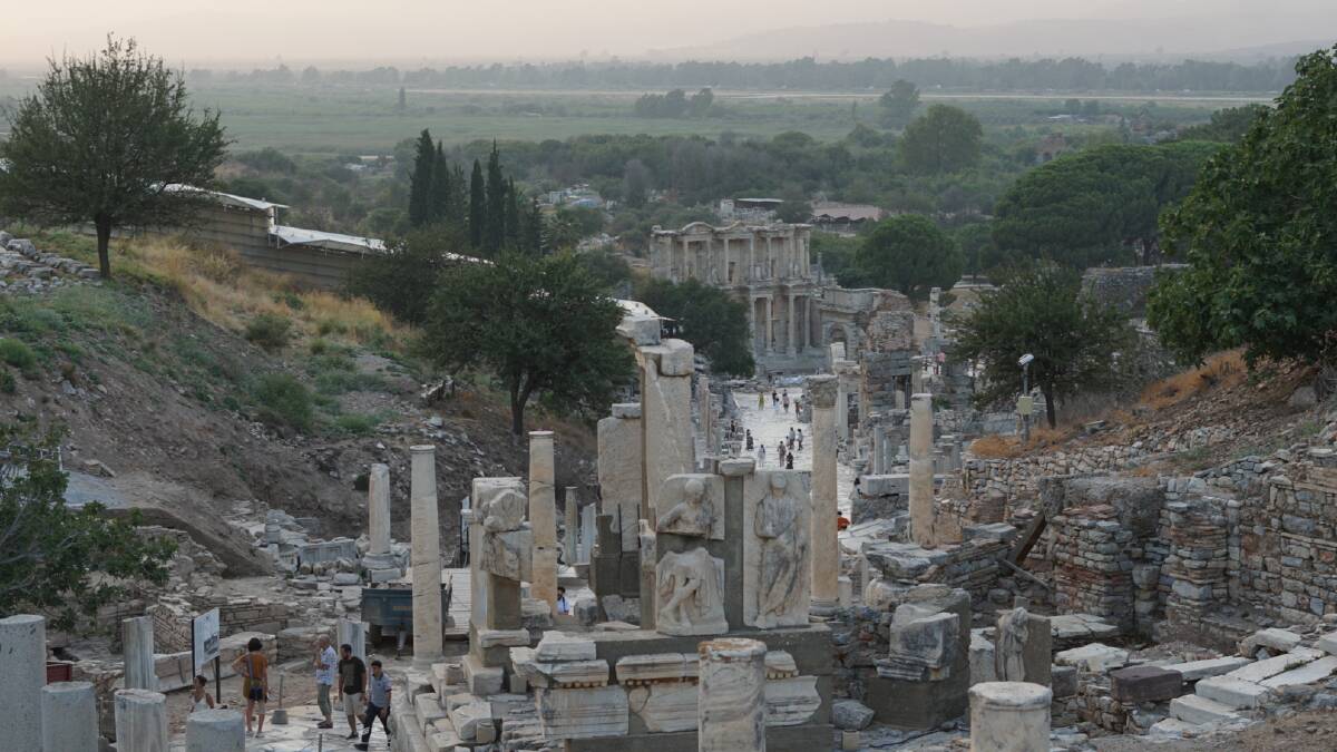 Ruins of Ephesus. Picture: John-Paul Moloney Ruins of Ephesus. Picture: John-Paul Moloney
