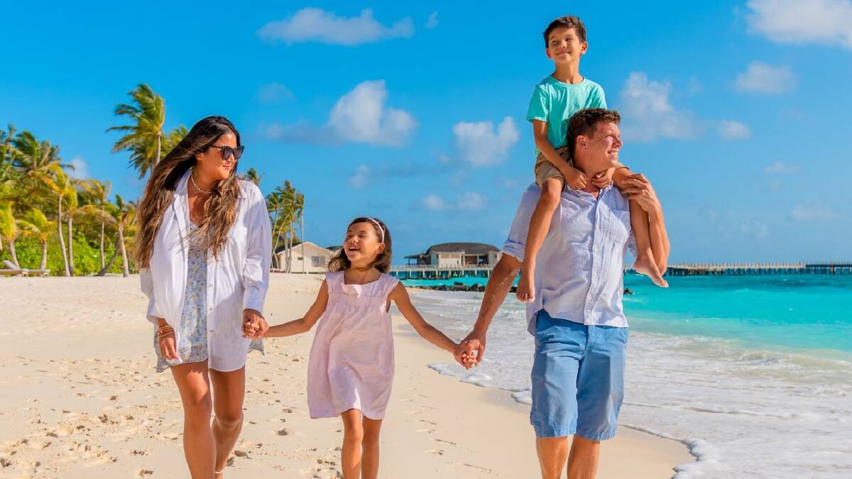 Family time at JW Marriott Maldives Resort & Spa. Family time at JW Marriott Maldives Resort & Spa.