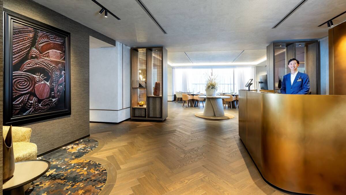 InterContinental Auckland's brand-new club lounge.