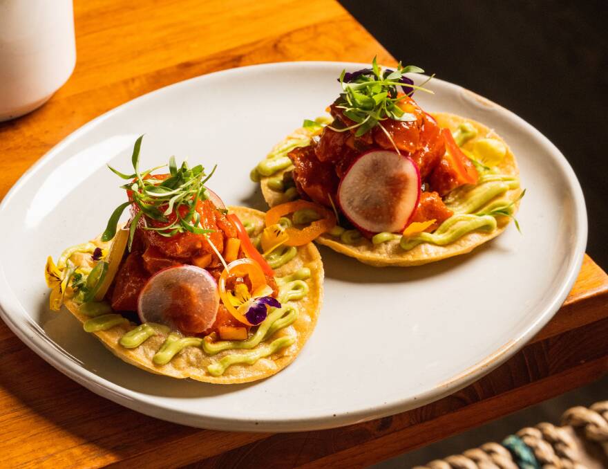 Modern Mexican at the Habitat restaurant. Modern Mexican at the Habitat restaurant.