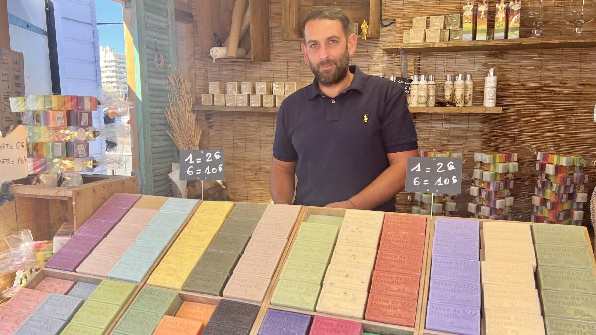 A soap stall in Marseille. Picture: Akash Arora A soap stall in Marseille. Picture: Akash Arora