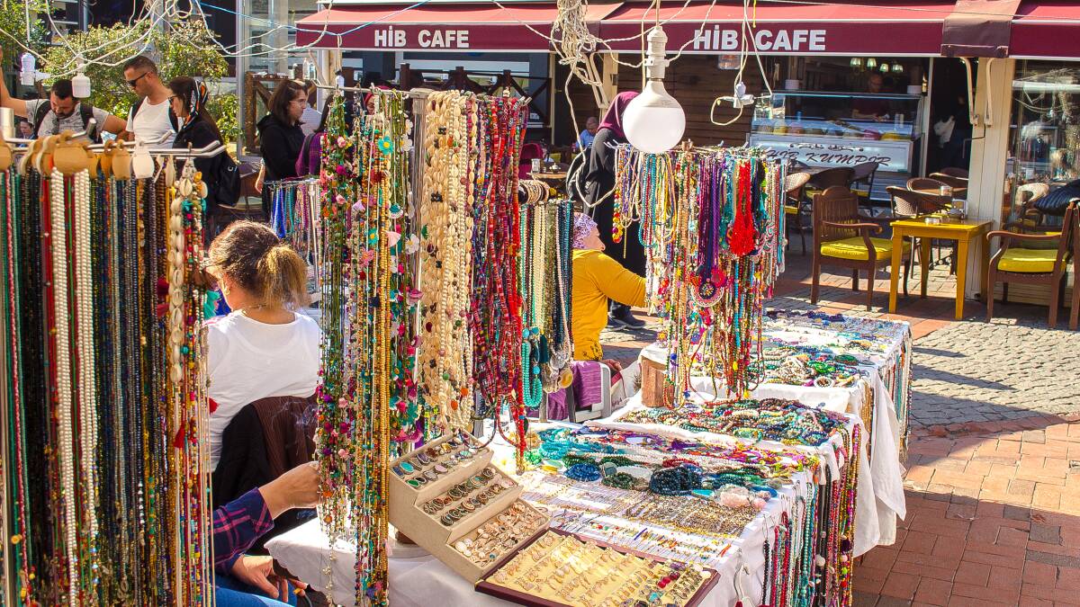 Souvenir stall in Ortakoy. Picture: Shutterstock