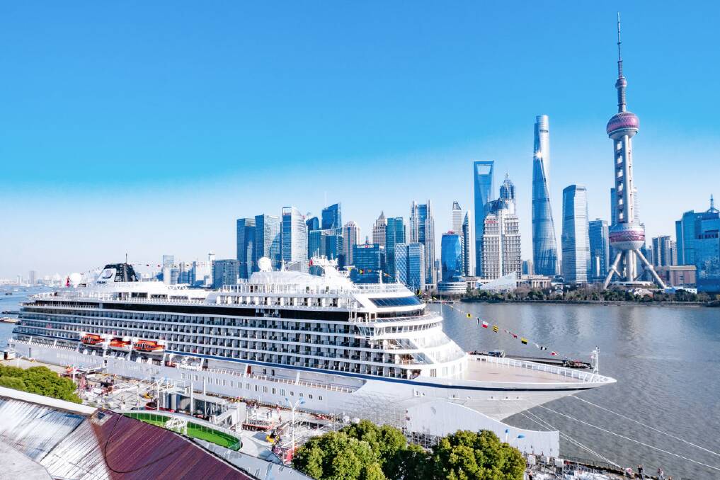 A Viking ship in Shanghai.