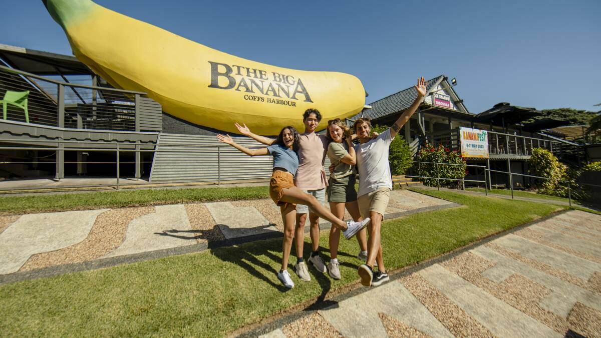 Battle of Australia's Big Things - the Pineapple v the Banana Battle of Australia's Big Things - the Pineapple v the Banana
