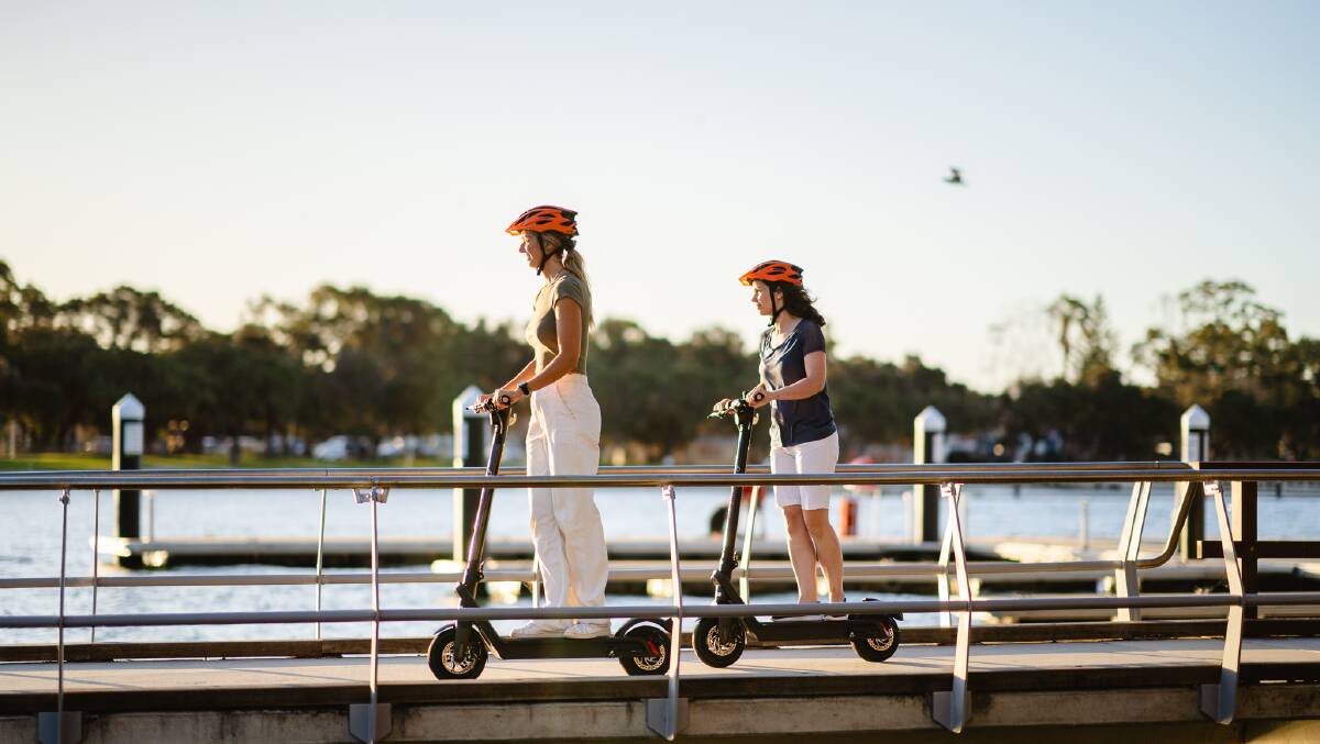 Mandurah foreshore is a popular family destination Mandurah foreshore is a popular family destination