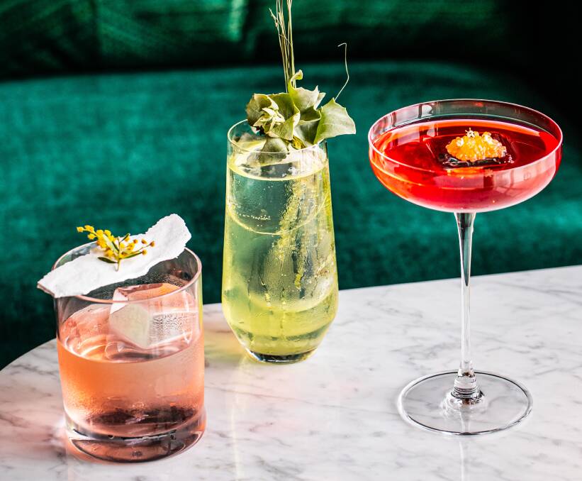 Cocktails are served. Cocktails are served.