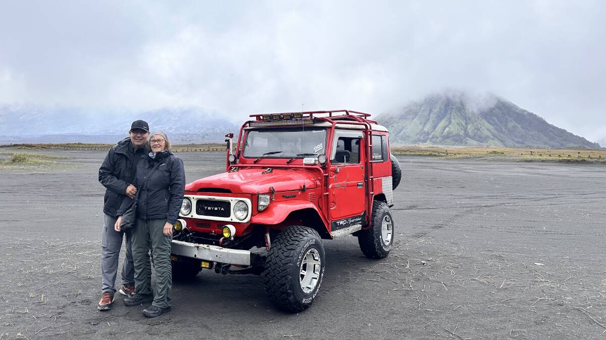 Mark Jevremovic and his wife Andrea in Java.