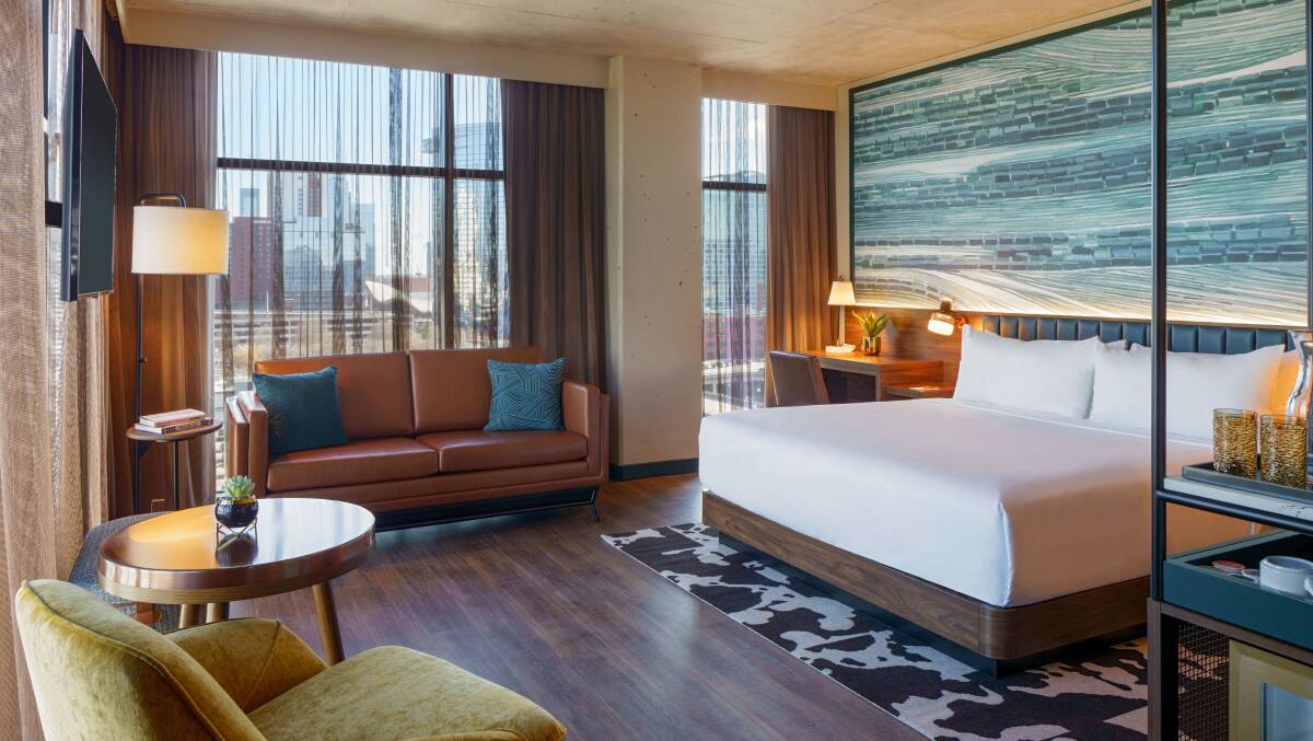 One of the guestrooms. One of the guestrooms.