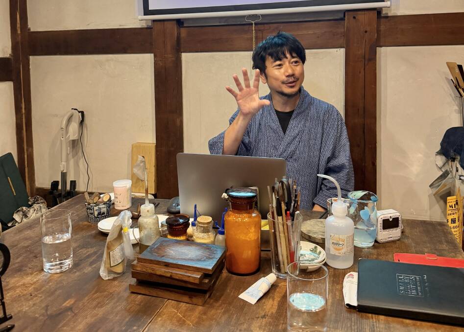 Josuke Kita - the Kintsugi master. Picture by Akash Arora