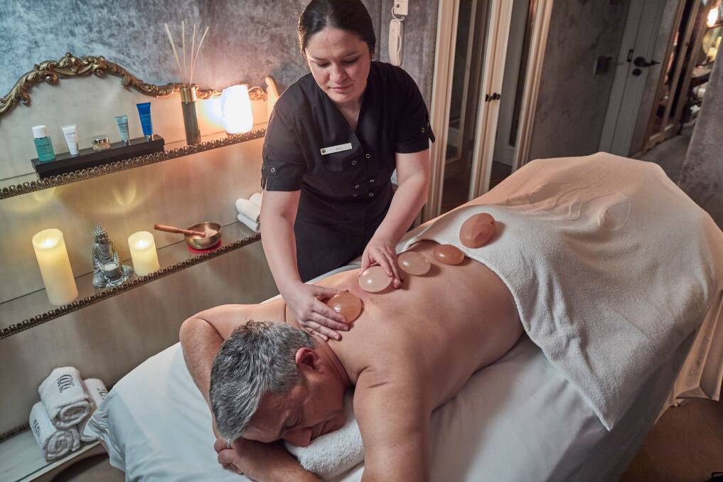 An onboard spa experience.