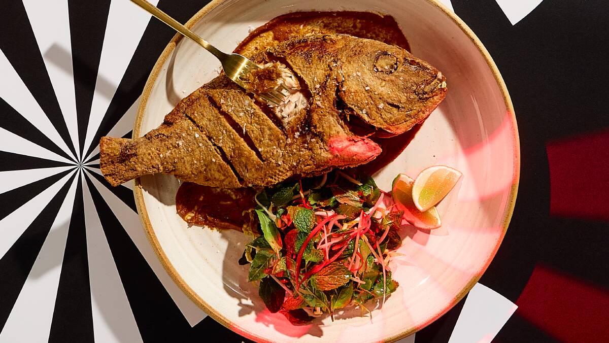 Food at d'Arenberg Cube winery's new Singapore Circus restaurant. Food at d'Arenberg Cube winery's new Singapore Circus restaurant.