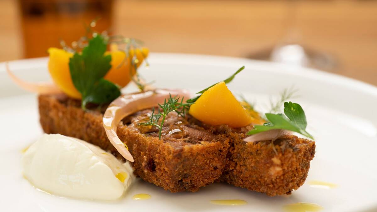 "Meaty and juicy" lamb croquette at Fino.