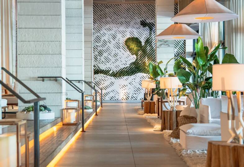 The airy lobby. Picture: Akash Arora The airy lobby. Picture: Akash Arora