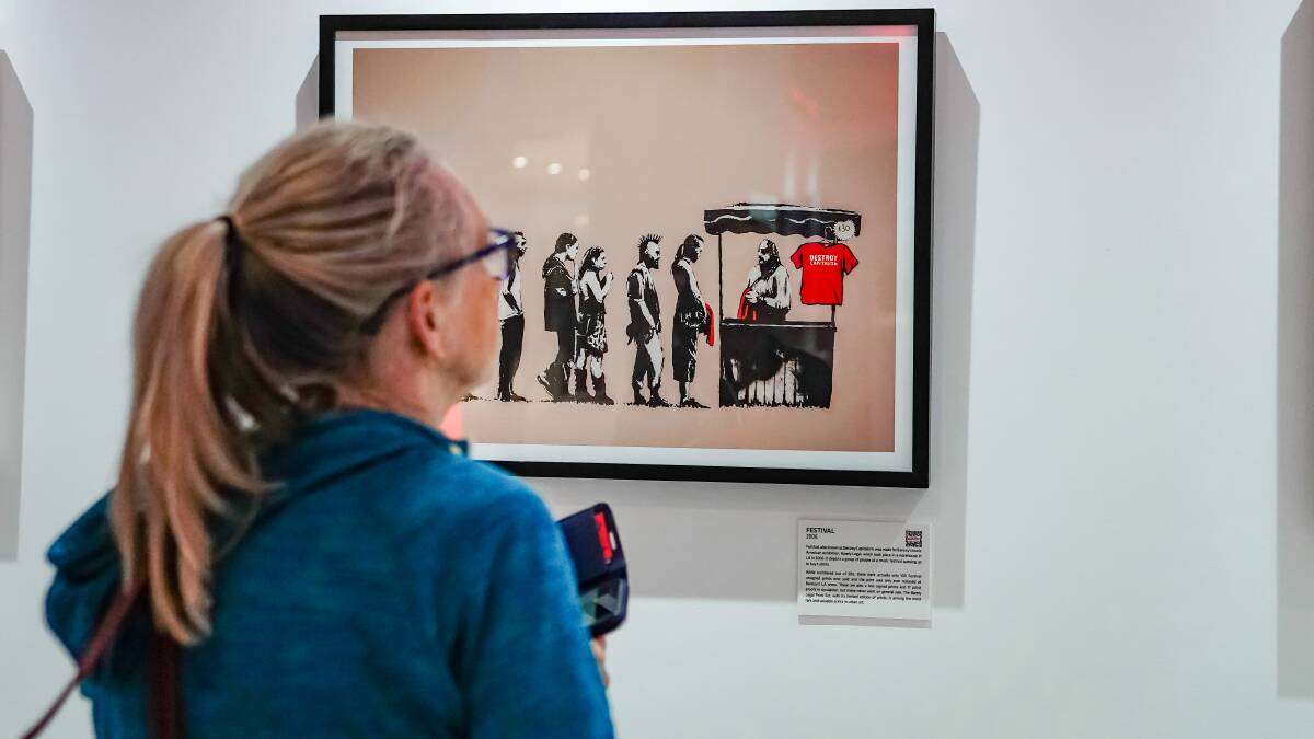 The Art of Banksy: Without Limits exhibition.