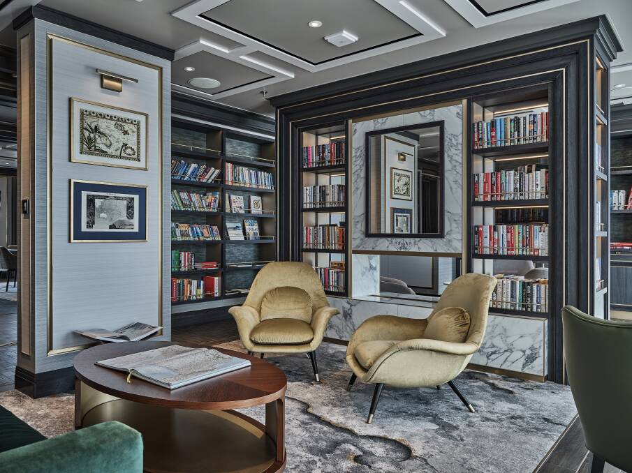 Stylish interiors of Silversea's Silver Endeavour. Stylish interiors of Silversea's Silver Endeavour.