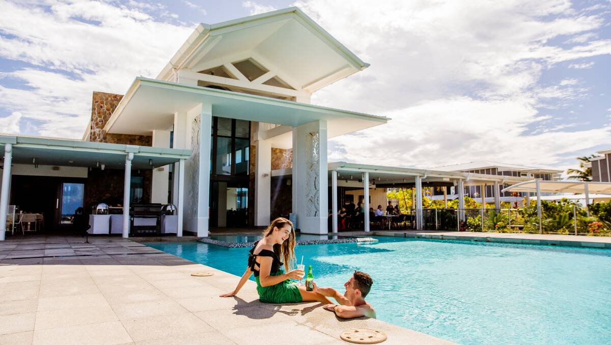 Taumeasina Island Resort.