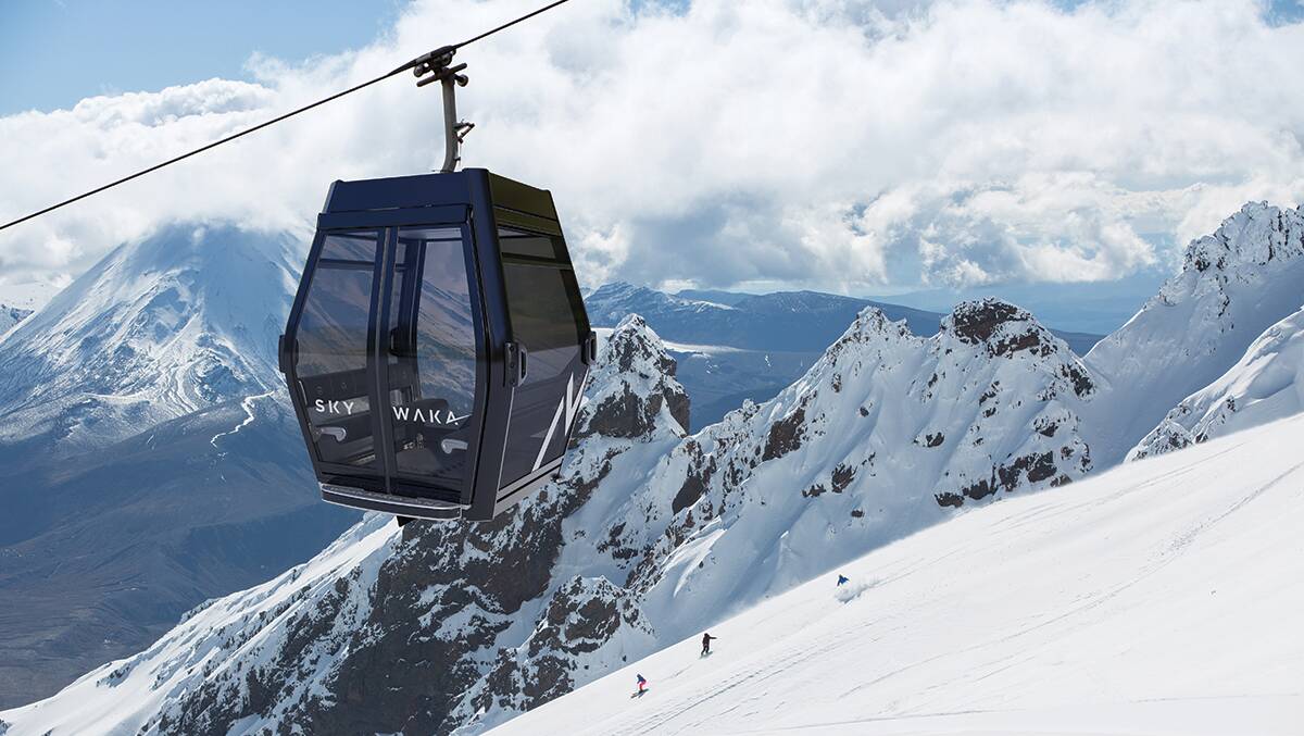 Sky Waka is the highest gondola in New Zealand. Picture by Visit Ruapehu Sky Waka is the highest gondola in New Zealand. Picture by Visit Ruapehu