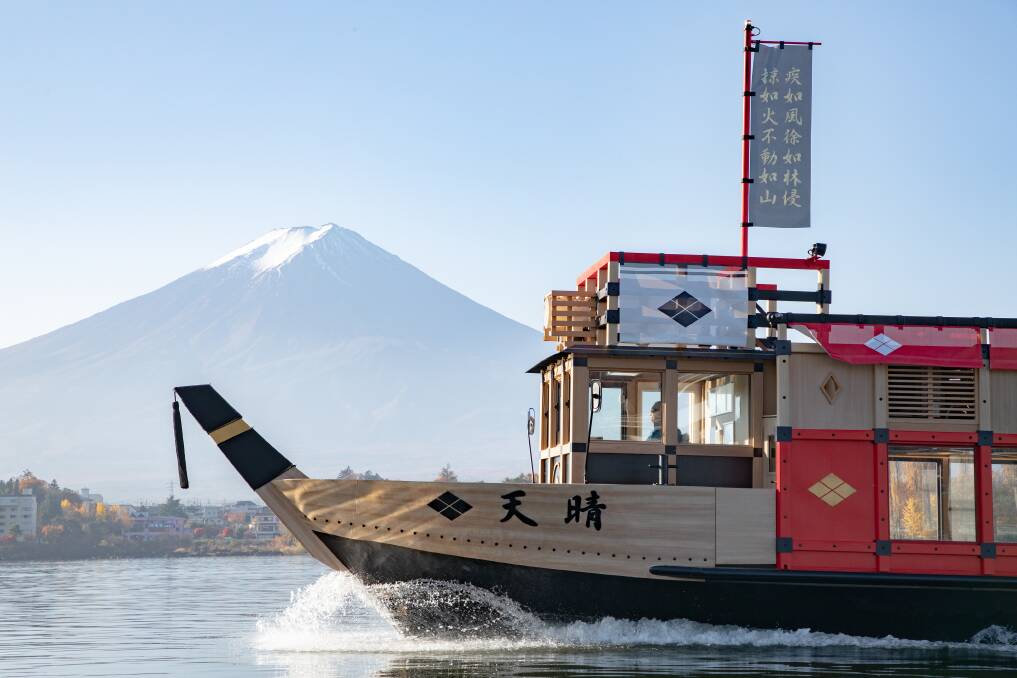 A replica Atakebune ship.