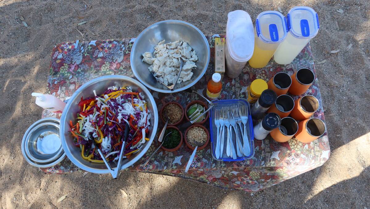 Food is served. Food is served.