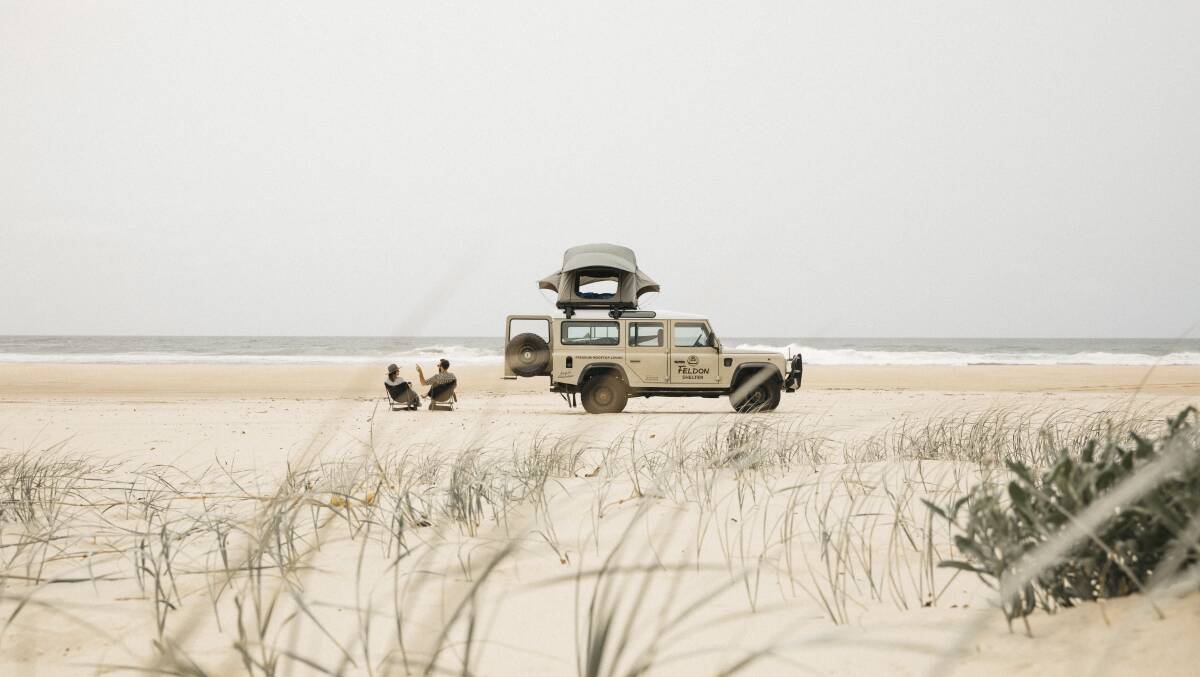 Camping on the beach at Crescent Head. Picture: Alexandra Adoncello Camping on the beach at Crescent Head. Picture: Alexandra Adoncello