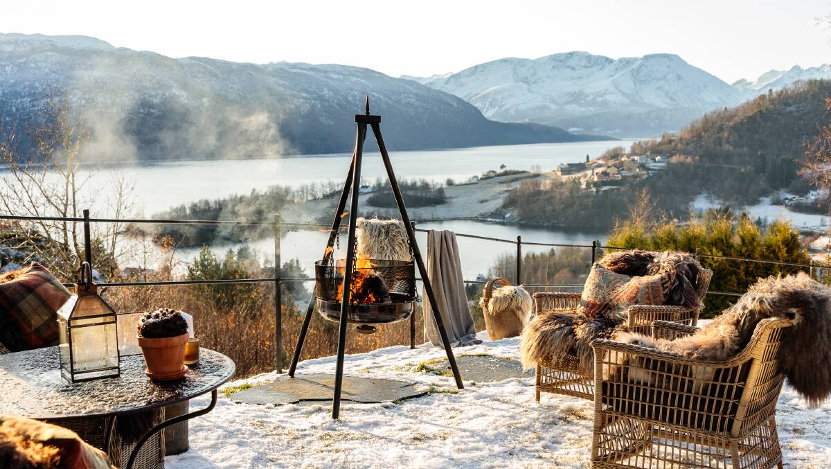 A Norwegian Alps pitstop on Drive the Fjords. A Norwegian Alps pitstop on Drive the Fjords.