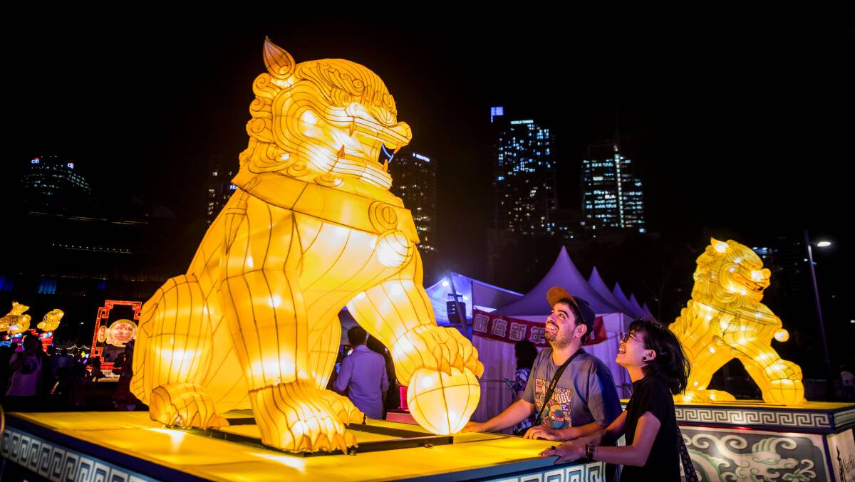 Lunar New Year displays in Sydney. Picture by Destination NSW Lunar New Year displays in Sydney. Picture by Destination NSW