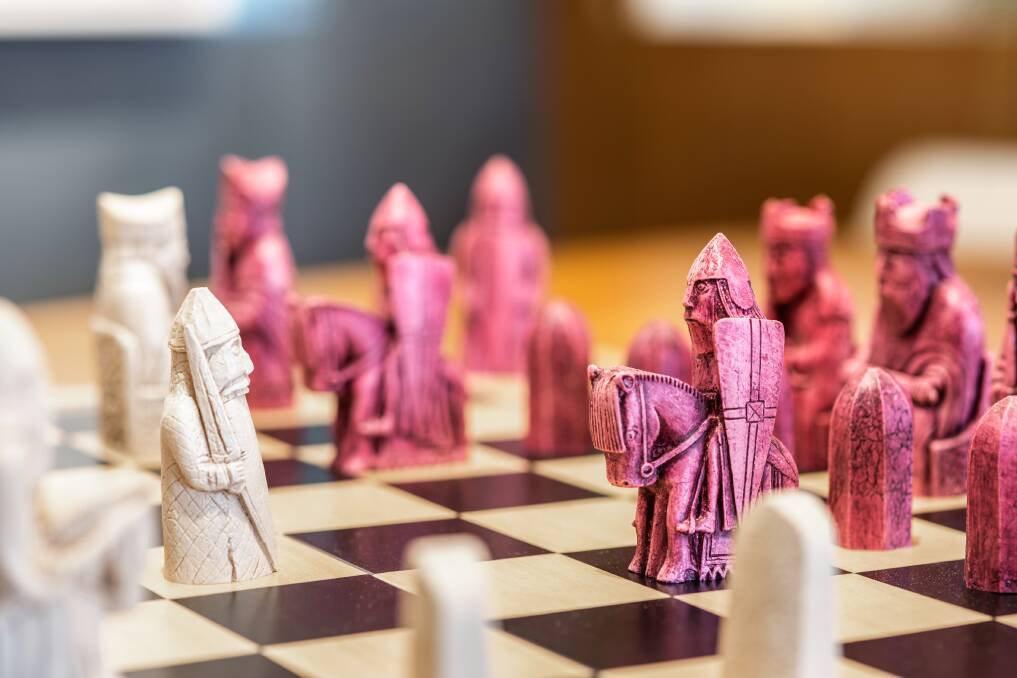 A boardgame in a Viking Cruises' stateroom.