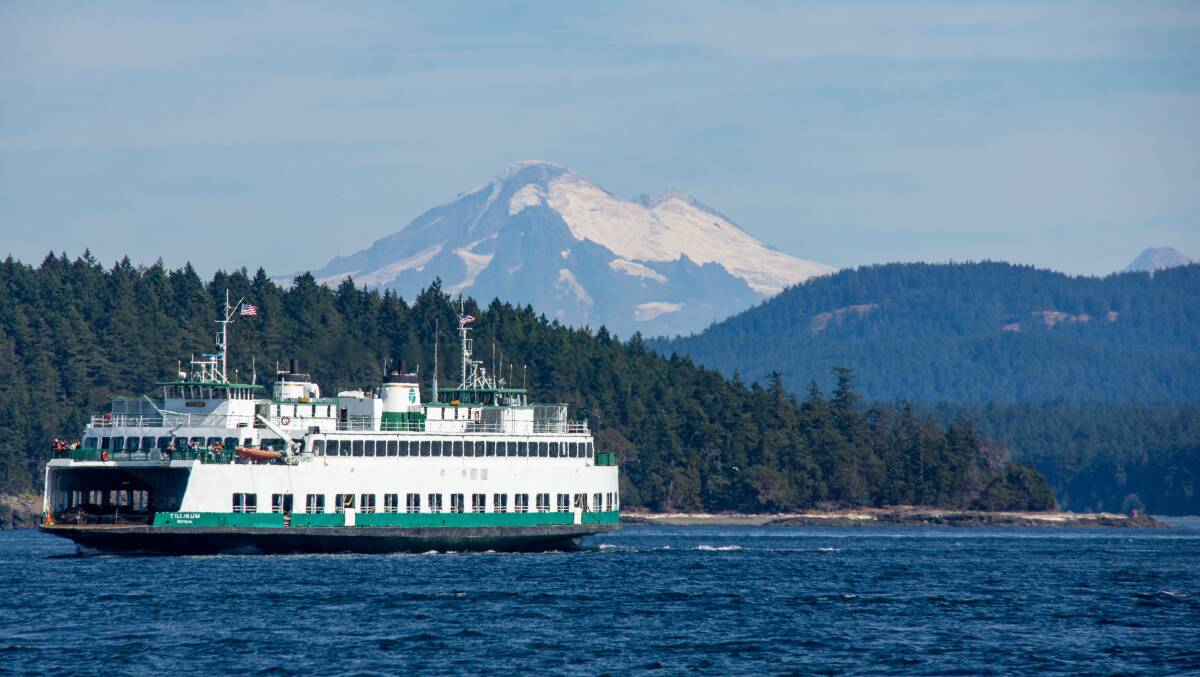 The scenic ferry ride. Picture: Visit San Juans/Matt Leaman