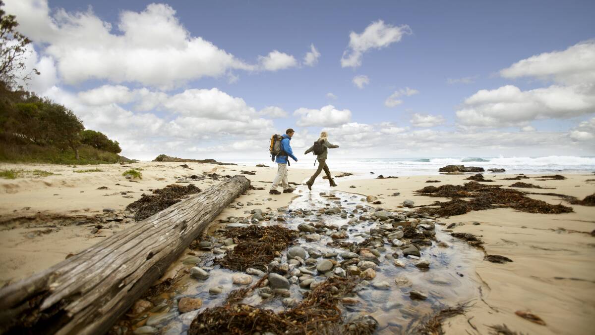 Mallacoota is full of deserted beaches in winter. Picture by Visit Victoria